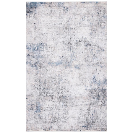 Safavieh 5 ft. 3 in. x 7 ft. 6 in. Vogue Beige & Blue Power Loomed Rectangle Area Rug VGE156B-5